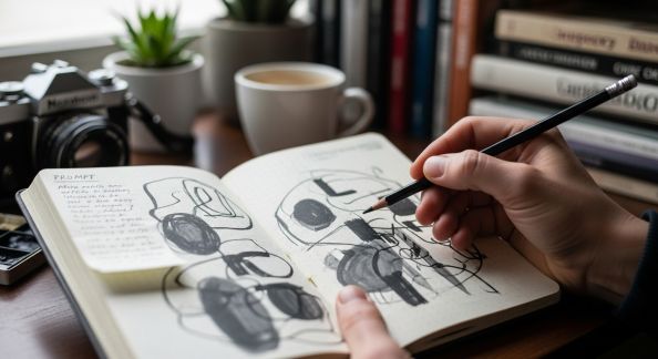 Trouver l’inspiration artistique au quotidien avec des méthodes originales