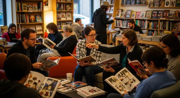 Construire une communauté autour des bandes dessinées et des romans graphiques