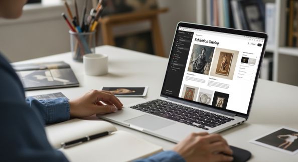Mettre en page un catalogue d'exposition numérique pour débutants