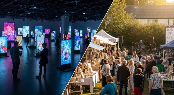 Expositions itinérantes numériques vs événements locaux : que privilégier selon vos envies ?