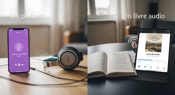 Podcast vs livre audio : comparatif des expériences immersives pour les lecteurs