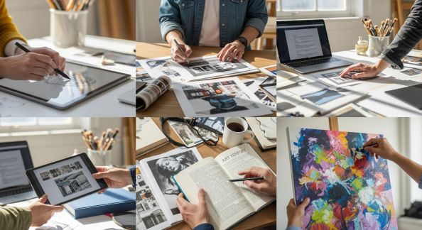 Concevoir une revue de presse artistique collaborative