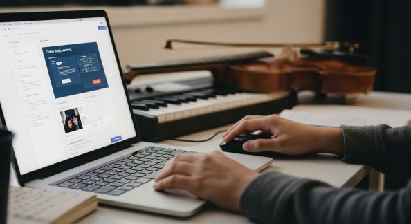 Solutions pour pratiquer un instrument de musique en ligne : plateformes, tarifs et services